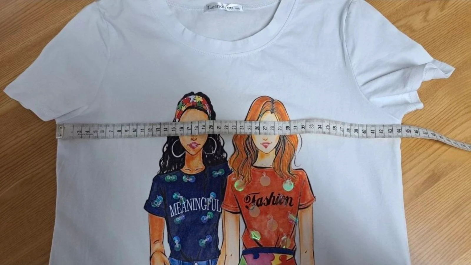Witte T-shirt Lemon Fashion. – photo 7